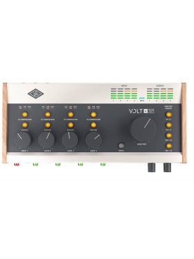 Universal Audio Volt 476P Portable 4x4 USB Audio/MIDI Interface with Four Mic Preamps and Built-In Compressor